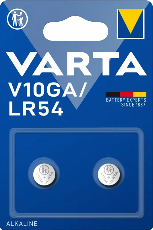 Jusqu'à Épuisement Des Stocks Piles alcalines V10GA (LR54) par 2 - VARTA