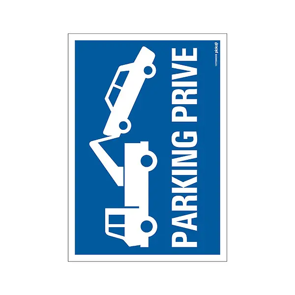 Expédition Rapide Panneau 23x33cm Parking privé PICKUP