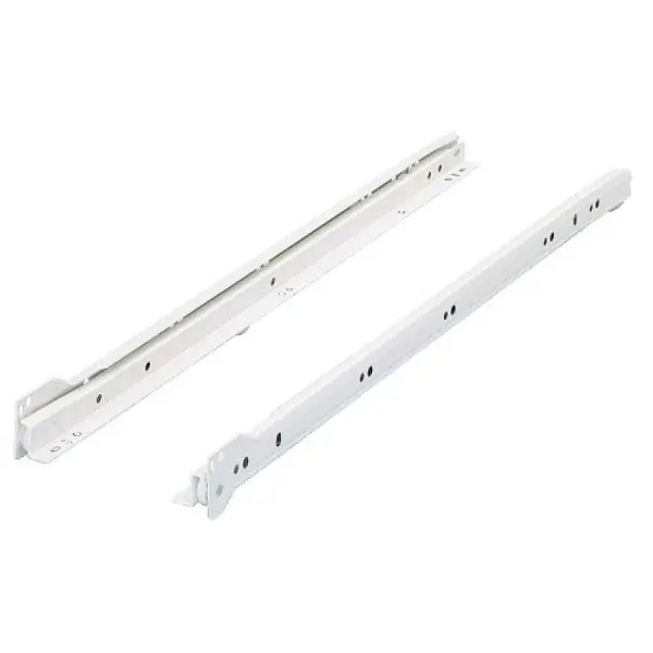 Quantité Limitée Coulisse à galets 30kg blanc crème sortie simple 450mm - BLUM - COU230450BC