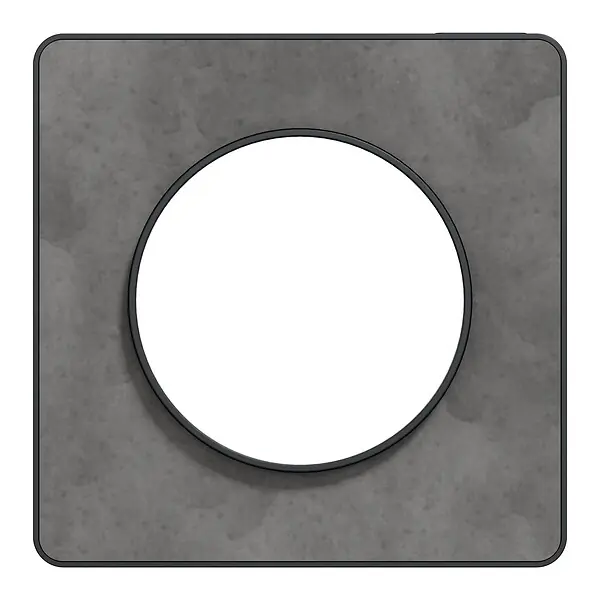 Retour Gratuit Plaque murale - Ardoise - Odace Touch 1 poste - Anthracite SCHNEIDER ELECTRIC