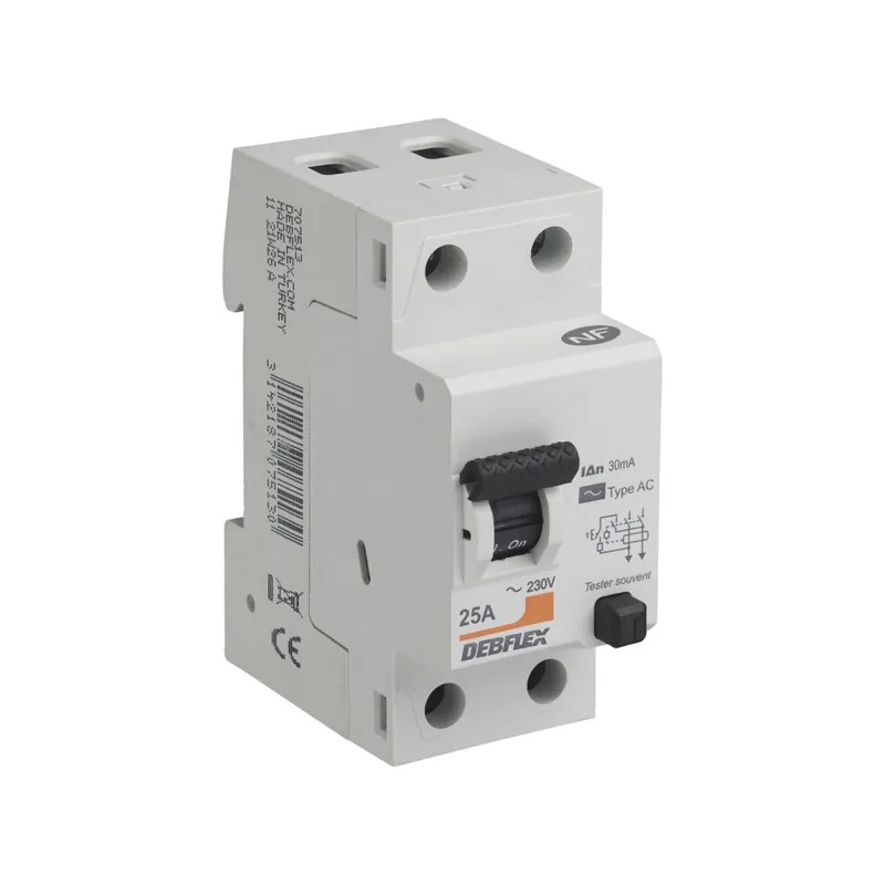 Dernière Chance Interrupteur différentiel 2 pôles 30mA 25A type AC - DEBFLEX