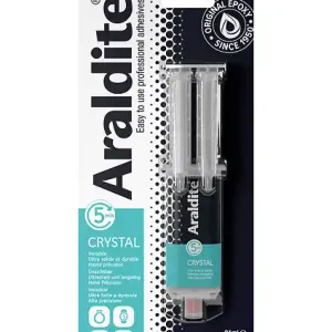 Meilleur Prix Colle epoxy transparente - Crystal 24ml - Prise rapide ARALDITE