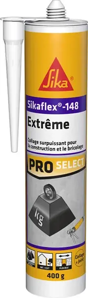 Petit Prix Colle polyuréthane blanc - Sikaflex-148 Extreme - 400g