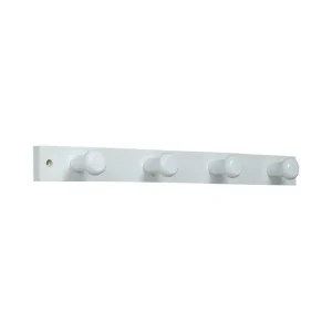 Vente Flash Portemanteau à fixer Soft - Blanc - 4 têtes CIE D/BOIS