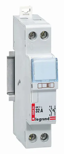 Porte-fusibles 1P+N 20A - 1 module - cartouches 8.5x31.5mm LEGRAND Nouveauté