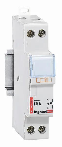 Nouvelle Collection Porte-fusibles modulaire 1P+N - 10A - 1 module - Blanc LEGRAND