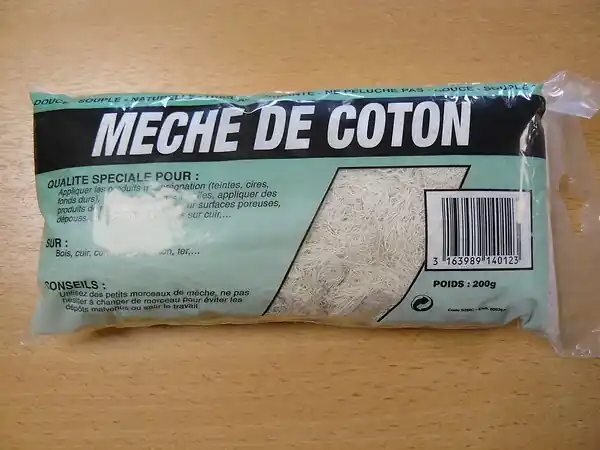 Meilleur Prix Sachet de mèche de coton - Coton - 200g GERLON