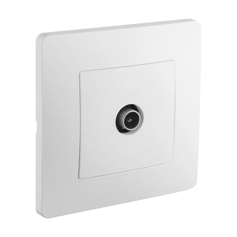 Prise TV blanc Caly - DEBFLEX Prix Choc