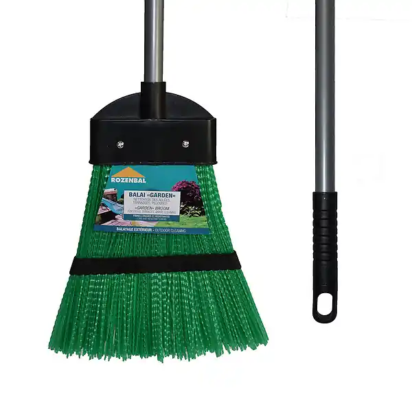 Seulement Aujourd'hui Balai jardin manche métal - fibres longues 25 cm ROZENBAL