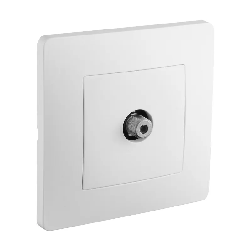 Prise TV type F blanc Caly - DEBFLEX Produit De Marque