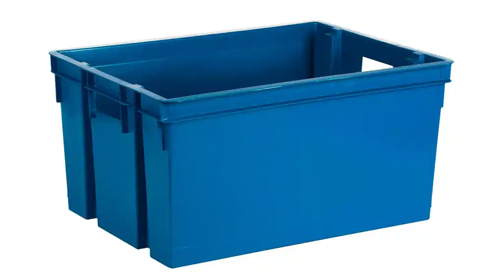 Bac de rangement 50 litres Bleu minéral EDA Nouvelle Collection