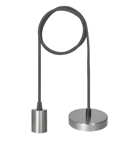 Suspension acier brossé E27 60W JOY - ARLUX Bon Plan