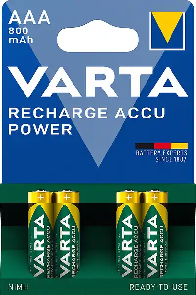 Pile rechargeable AAA Power - 800 mAh VARTA Meilleur Prix