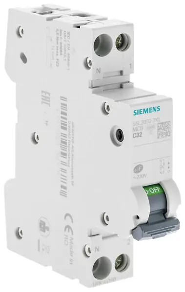 SIEMENS Disjoncteur 32A Ph+N courbe C 4.5kA 230V Bon Marché