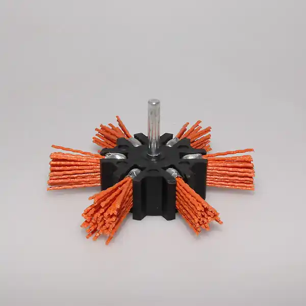 Commander Maintenant Brosse éventail nylon - 100mm - Queue 6x30mm SEA