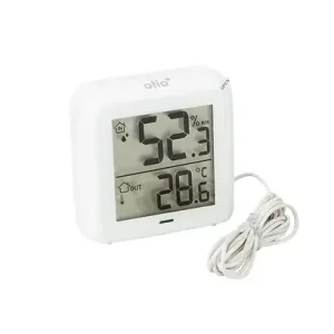 Populaire Thermomètre hygromètre Blanc à sonde filaire et capteur de précision - Otio