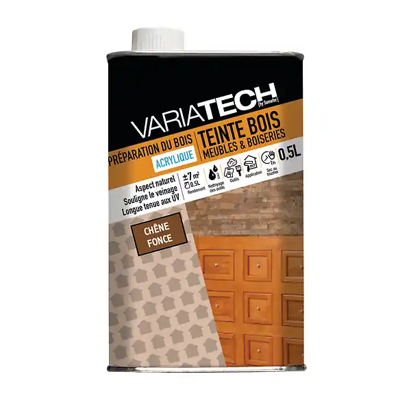Acheter En Ligne Teinte bois - Chêne foncé - 0,5L VARIATECH