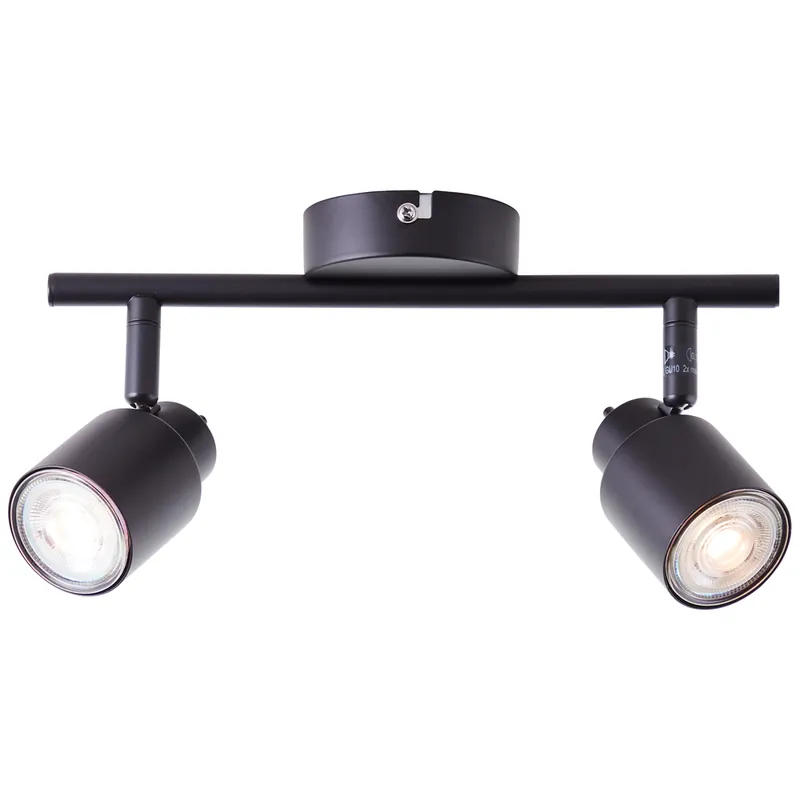 Produit De Marque Réglette ANDRES GU10 2x10W noir - BRILLIANT