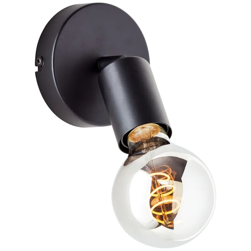 Vente Flash Spot TIFFANY E27 28W noir - BRILLIANT