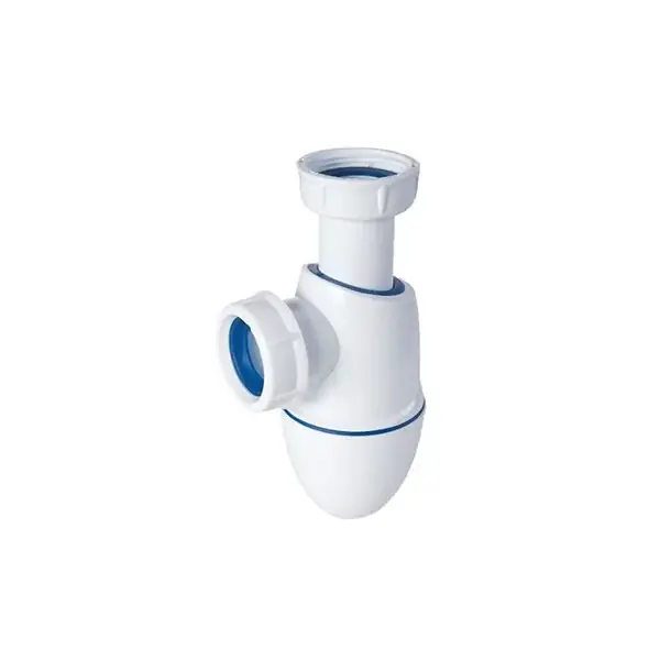 Commande En Gros Easyphon Siphon d‘évier Bi-matière avec joint intégré 6/4", rosace et tuyau de vidange (0202075) NICOLL