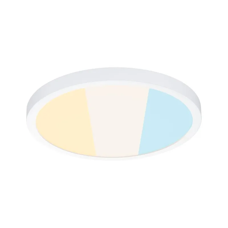 Plafonnier LED Ø 30cm Alya blanc 3450 lumens blanc variable CCT - PAULMANN Top Vente