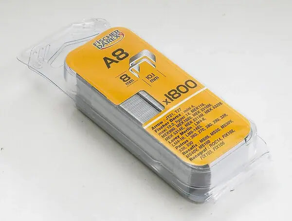 Agrafes type A - Inox - 1200 pièces - 10mm FISCHER DAREX Prix Choc