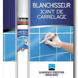 Stylo blanchisseur de joints carrelage - Solvantée - 7ml RUBSON Commande En Gros