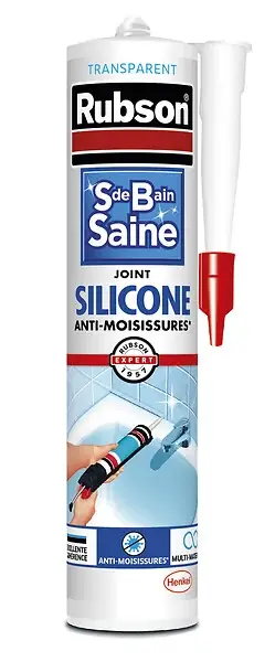Achetez Aujourd'hui Mastic silicone sanitaires SDB Saine - Translucide - 280ml RUBSON