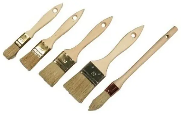 Promotion Saisonnière Lot de 5 pinceaux pro - Bois - Manches bois SAVY