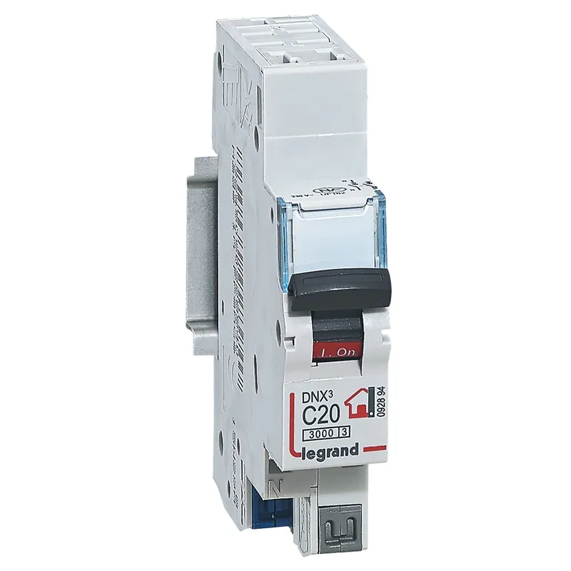 Disjoncteur phase+neutre 20A 3kA bornes automatiques - LEGRAND Jusqu'à Épuisement Des Stocks