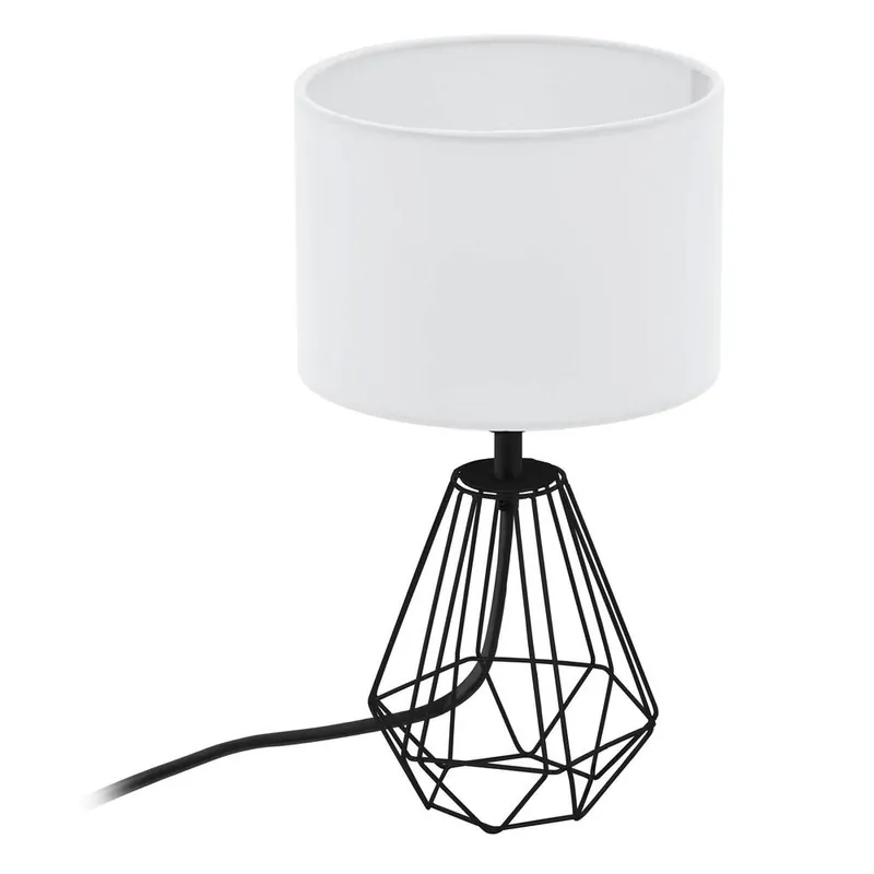 Lampe à poser E14 Carlton 2 noir 60W - EGLO Réduction