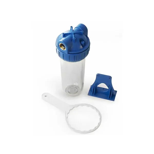 Bol transparent avec raccord en laiton 3/4" pour filtres universels 10" (SATHF34) SWISS AQUA TECHNOLOGIES Dernière Chance