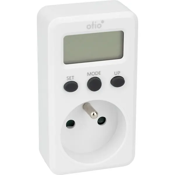 Soldes Contrôleur de consommation électrique - 3 indicateurs - Blanc - Otio