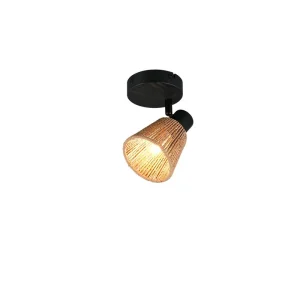 Authentique Spot E14 Natrel corde naturelle 10W - REALITY