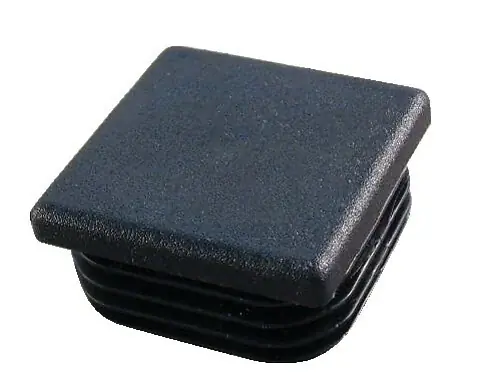 Satisfait Ou Remboursé Embout rentrant tube carré 16mm noir - FORTAPS - 15-16X16