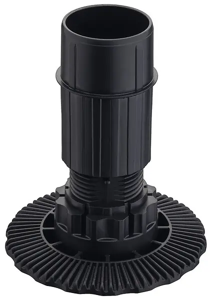 Tube plastique noir avec pièce de réglage 150mm - 637.76.355 HANGER Offre Du Jour