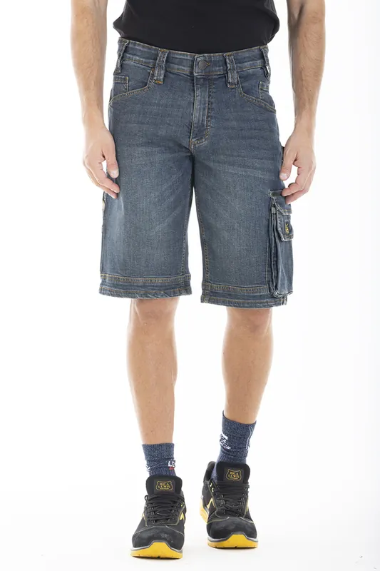 Bermuda de travail stretch SUNJOB denim Taille 46 RICA LEWIS Promotion Saisonnière