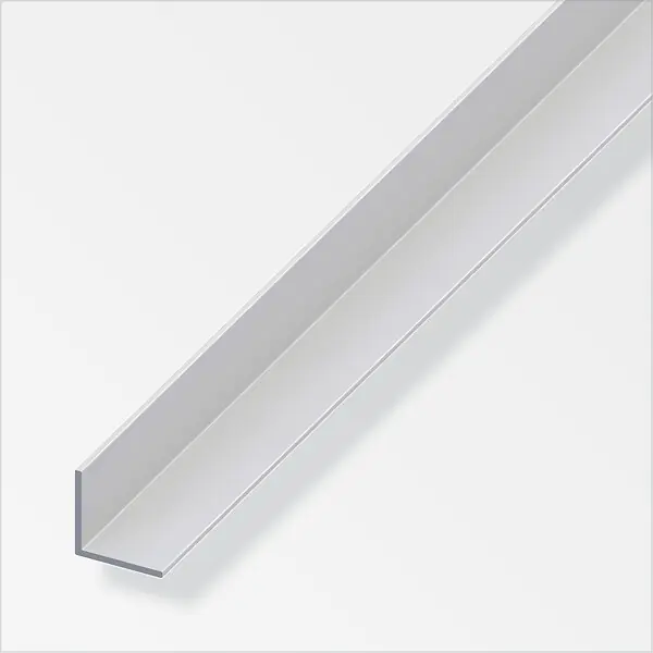 Prix Choc Cornière inégale aluminium anodisé argent 30x30mmx1m ALFER