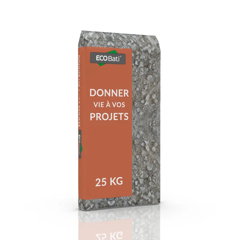 Mélange béton 0/16 en sac de 25 kg - ECOBATI Authentique