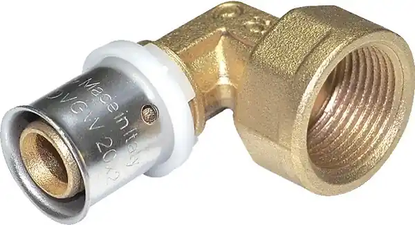 Coude 90° femelle à sertir type H 862 16x2 1/2‘‘ 25mm - COMISA - 87.17.160 Certifié