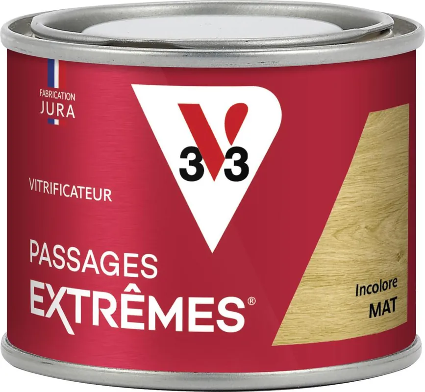 Vitrificateur Passages extrêmes incolore mat 125 ml - V33 Commande En Gros