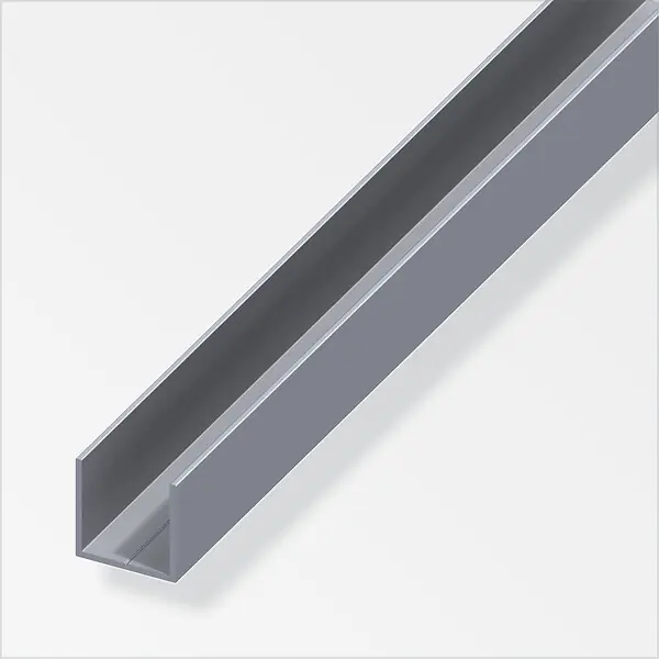 U carré 11.5mm aluminium brut 2.5m ALFER Promotion Saisonnière