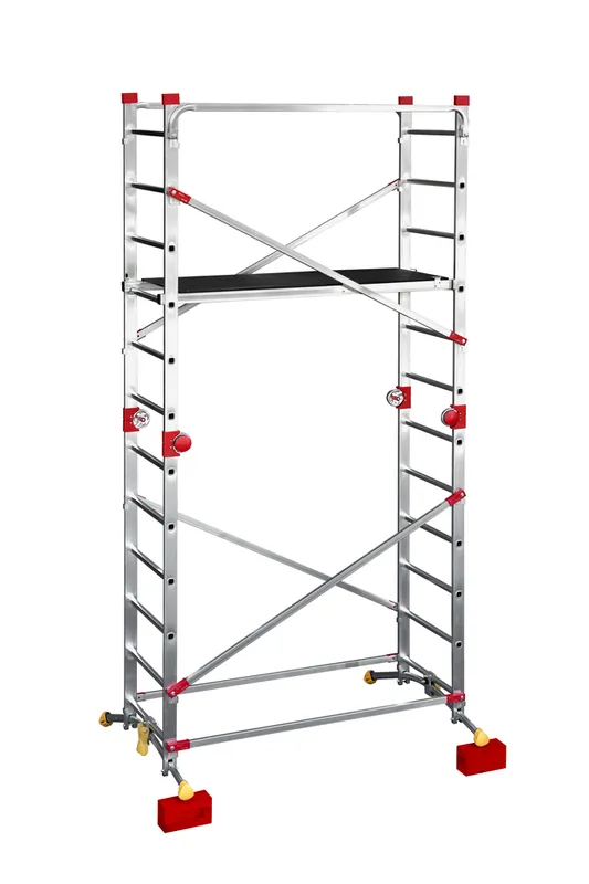 Echafaudage roulant multifonction aluminium CombiLot 5 HAILO Meilleure Vente