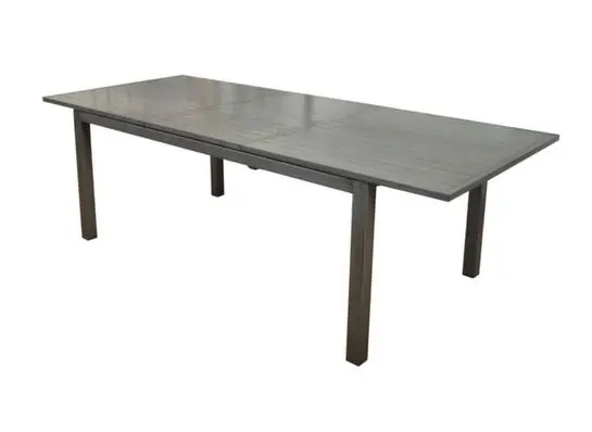 Quantité Limitée Ensemble Antibes table 150/200/250x90x76 cm + 6 chaises ALIZE