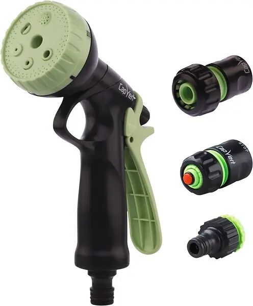 Kit pistolet d‘arrosage ABS First - 6 positions - Gris CAP VERT Authentique