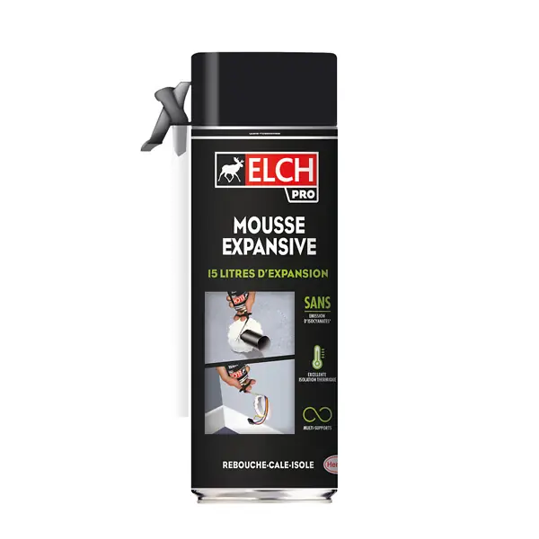Mousse Expansive Aérosol Multi-travaux - 15L ELCH PRO Vente Flash