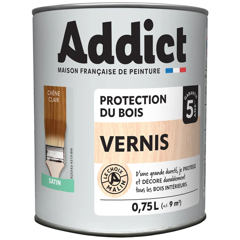 Affaire À Saisir Vernis bois satin chêne clair 0,75 L- ADDICT