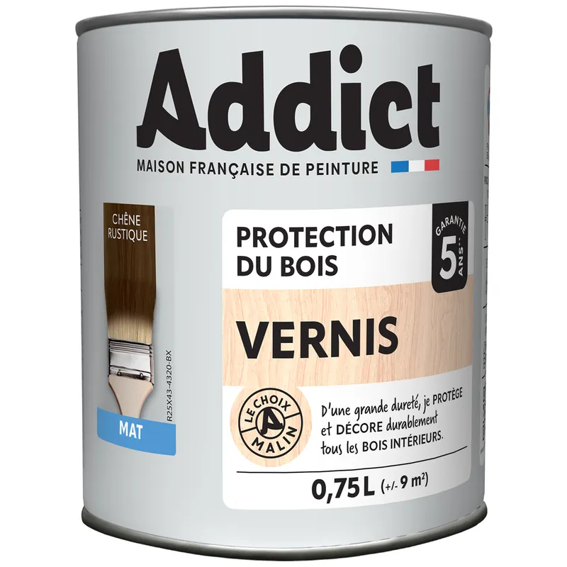 Populaire Vernis bois mat chêne rustique 0,75 L - ADDICT
