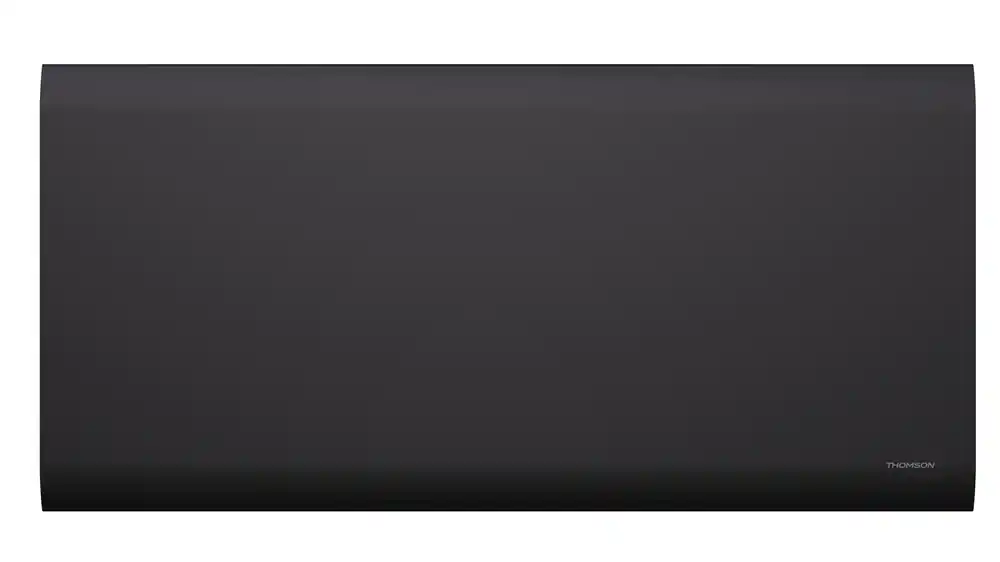 Radiateur à inertie sèche Nemea noir horizontal 1500W THOMSON Commander Vite