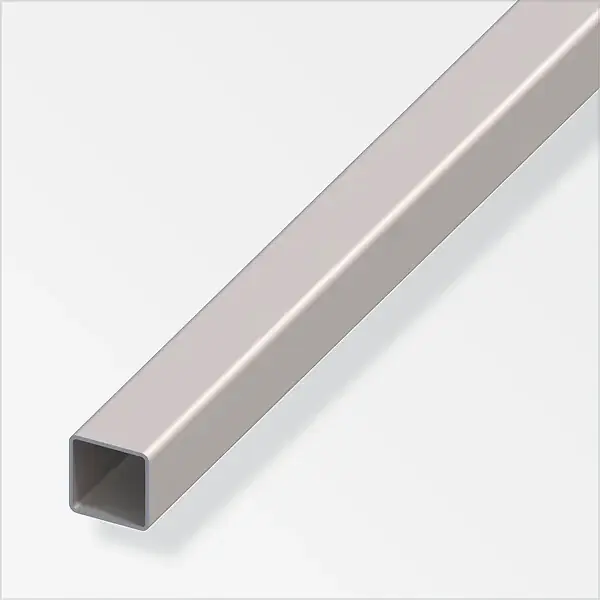 Tube carré profilé à froid 25x25mm acier gris 1m ALFER Nouvelle Collection